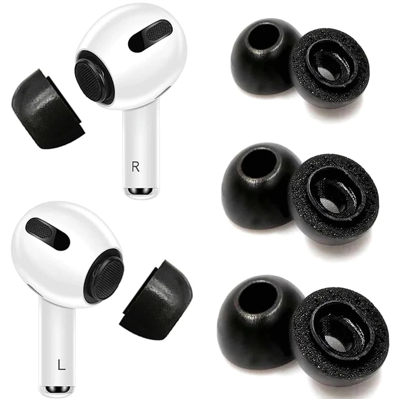 Replacement Ear Tips for Apple Airpods Pro Memory Foam Tips Airpod Pro - 3 Pairs